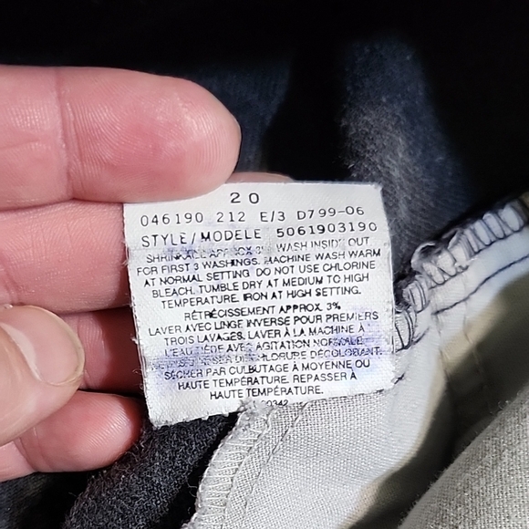 Levi's Men's Charcoal Jeans Orange Tab Vintage Made In Canada - Picture 9 of 9